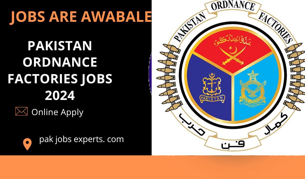 Pakistan Ordnance Factories Jobs 2024