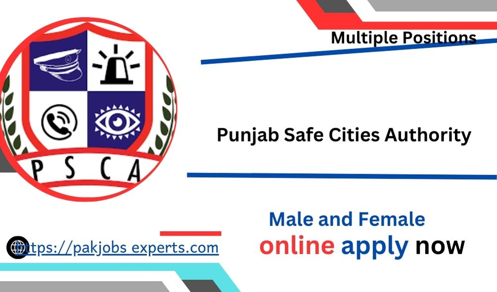 Punjab Safe Cities Authority jobs 2024