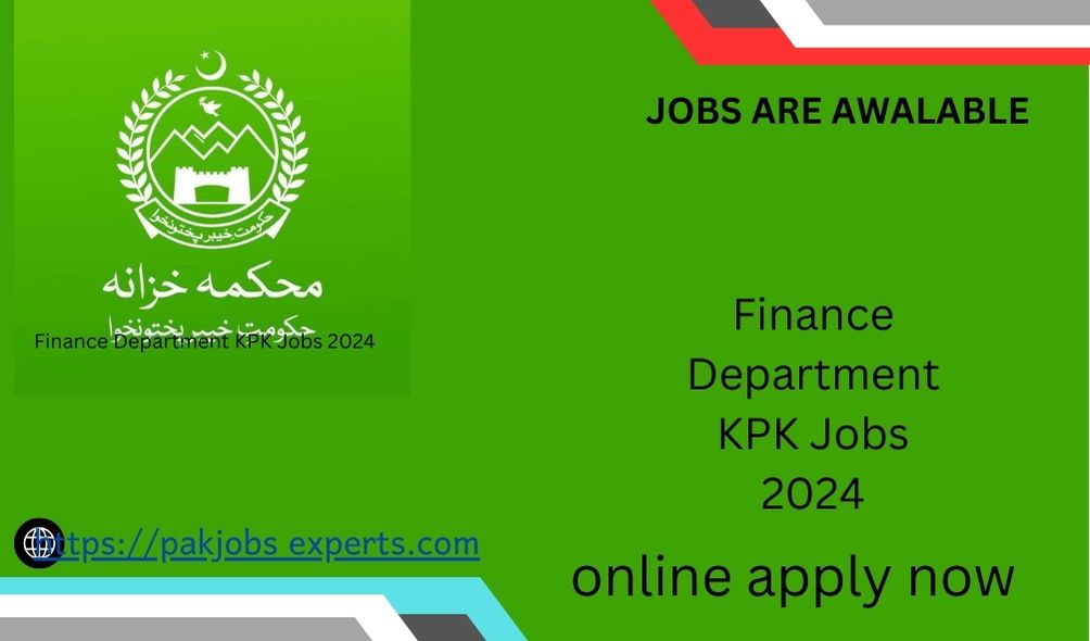 Finance Department KPK Jobs 2024